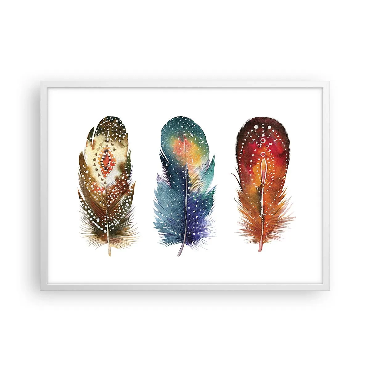 Affiche dans un cadre blanc - Poster - Rituels, cérémonies, secrets - 70x50 cm