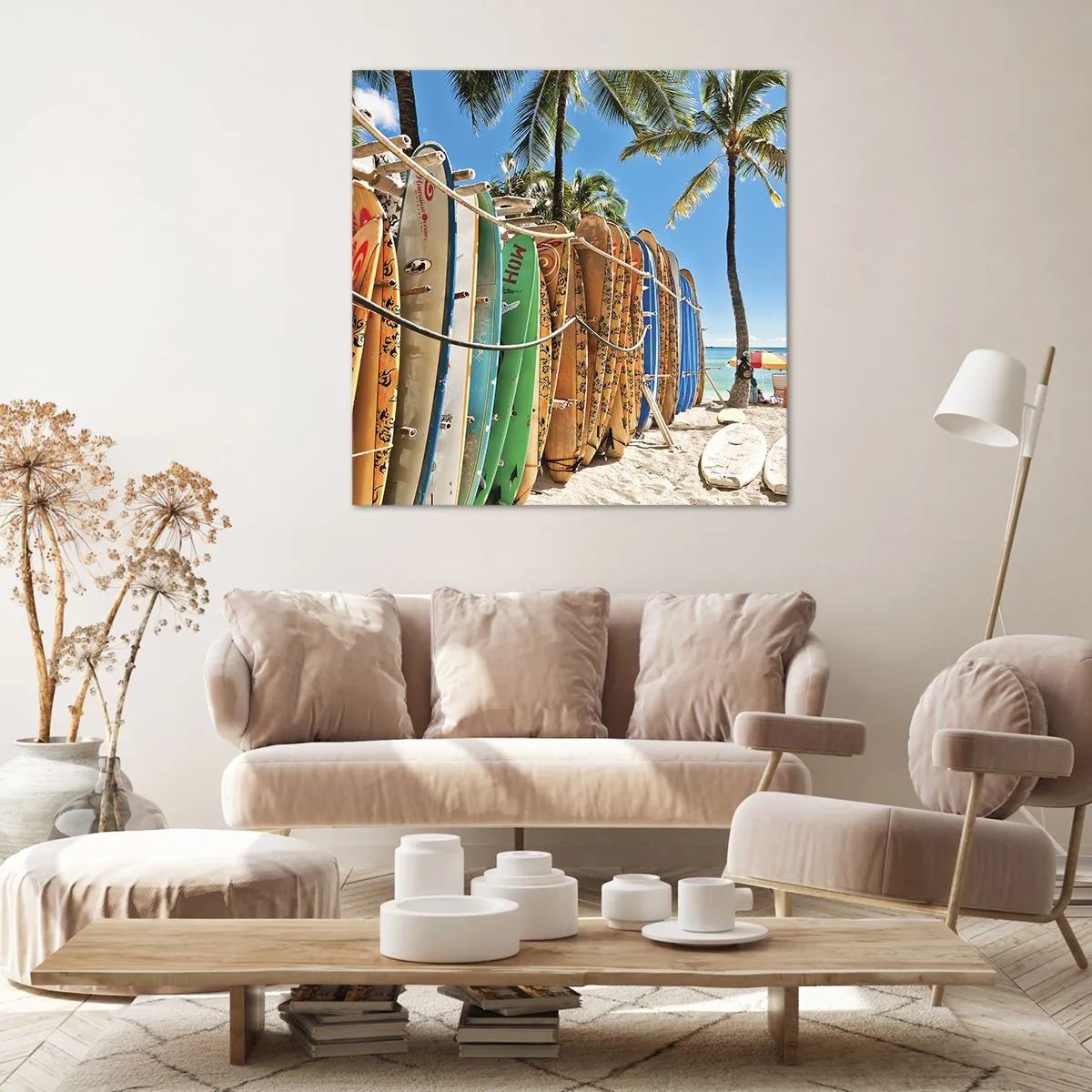 Impression sur toile - Image sur toile - Jeux ensoleillés - 50x50 cm