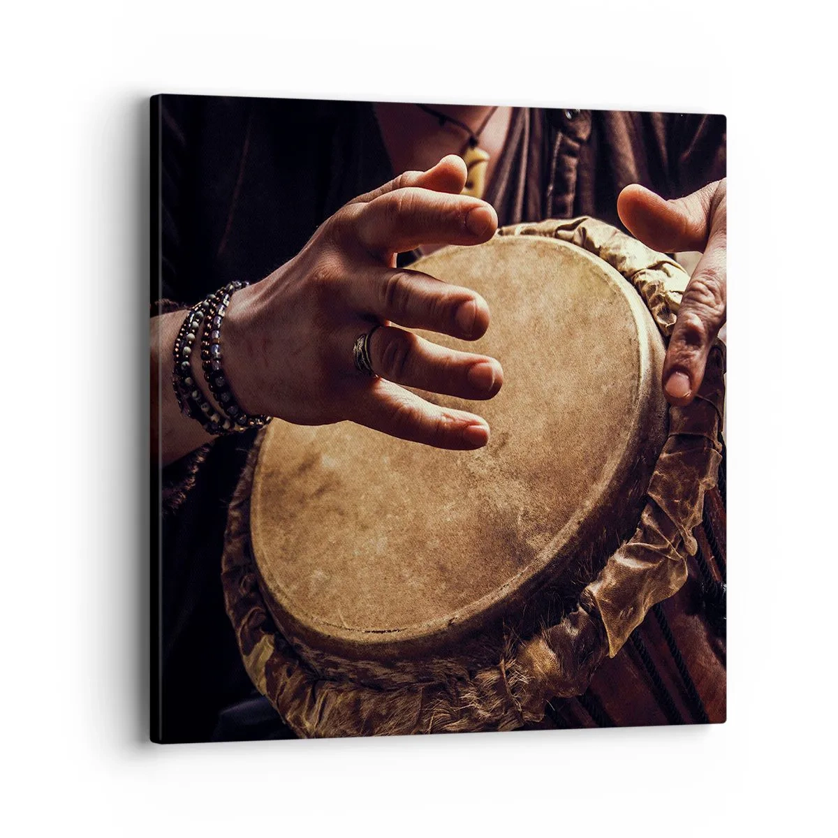 Impression sur toile - Image sur toile - Au rythme du coeur - 40x40 cm