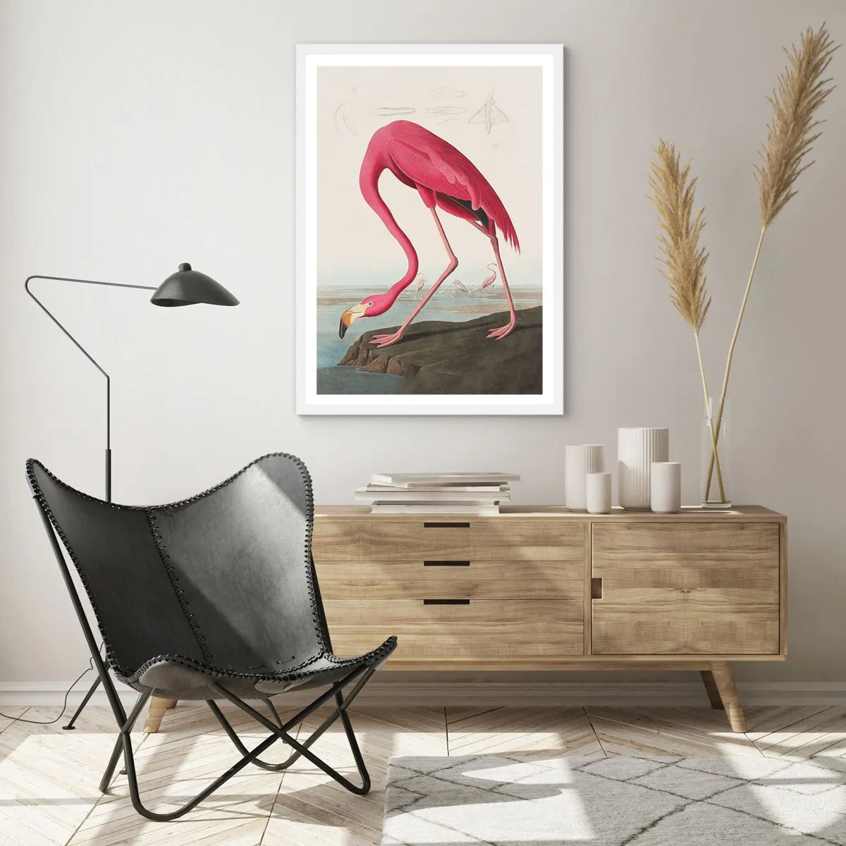 Affiche dans un cadre blanc - Poster - Création étonnante - 61x91 cm