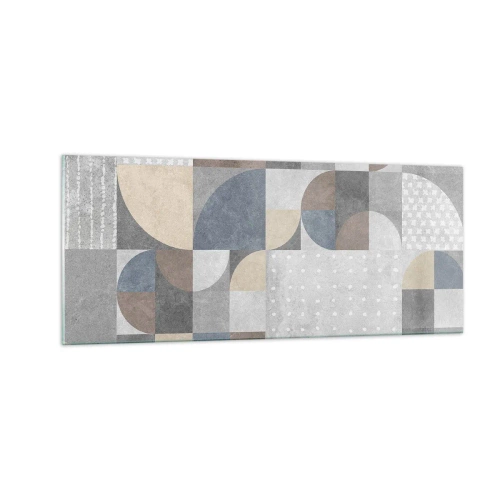 Impression sur verre - Image sur verre - Fantaisie de la céramique  - 100x40 cm