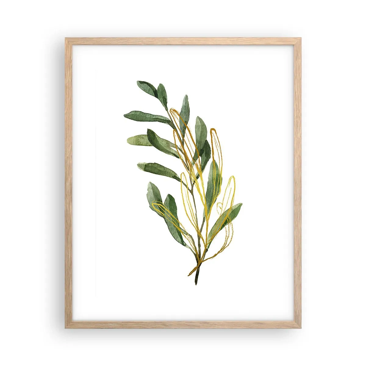 Affiche dans un chêne clair - Poster - Tout ce qui est bon - 40x50 cm