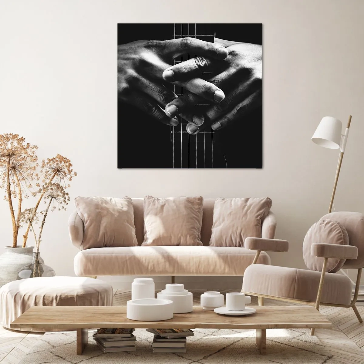 Impression sur toile - Image sur toile - Prière d'artiste - 70x70 cm