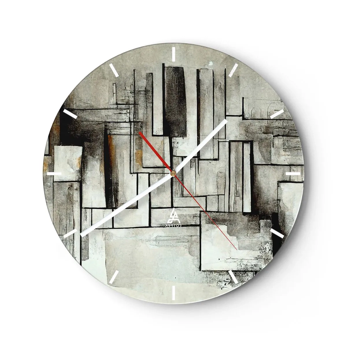 Horloge murale - Pendule murale - Le pouvoir de la simplicité - 40x40 cm