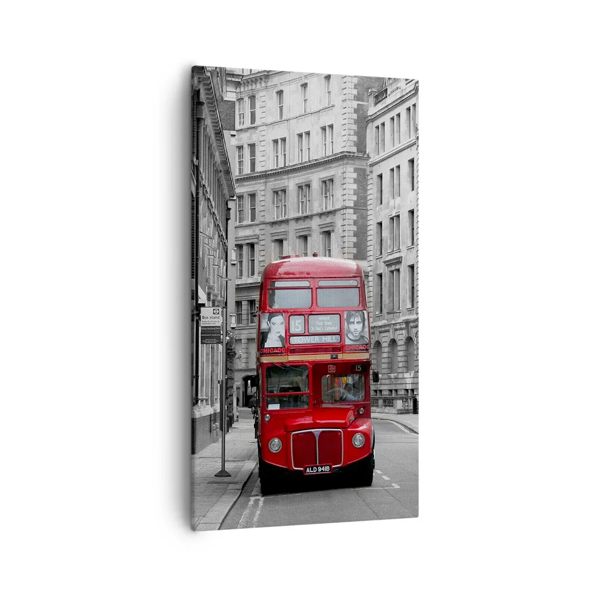 Impression sur toile - Image sur toile - La vie de tous les jours ne doit pas être grise - 55x100 cm