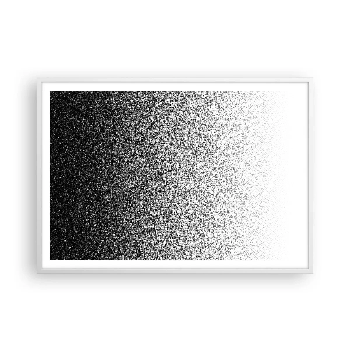 Affiche dans un cadre blanc - Poster - Du coté de la lumière - 100x70 cm