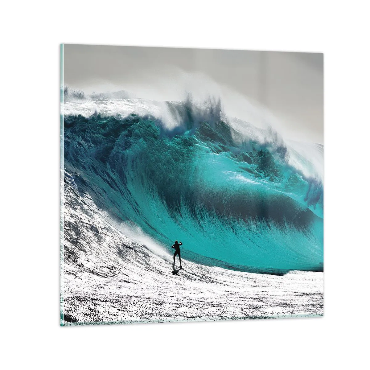 Impression sur verre - Image sur verre - Challenge accepté - 30x30 cm