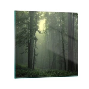 Impression sur verre - Image sur verre - Avant qu'il ne se réveille - 60x60 cm