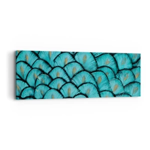 Impression sur toile - Image sur toile - Le grand gala des plumes - 90x30 cm