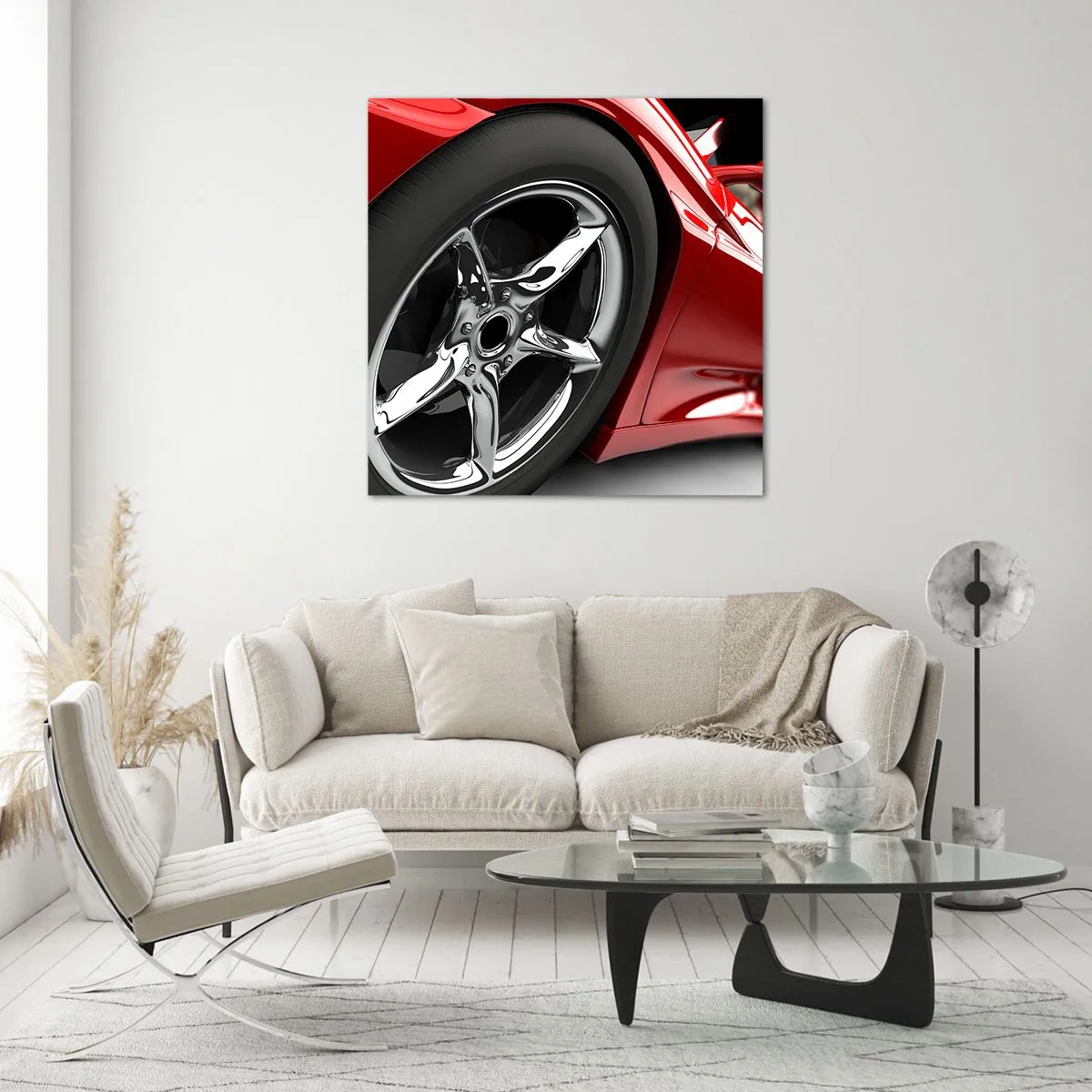 Impression sur verre - Image sur verre - Conçu pour la vitesse - 50x50 cm