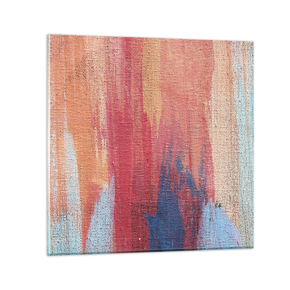 Impression sur verre - Image sur verre - Ecoulement de l'arc-en ciel - 50x50 cm