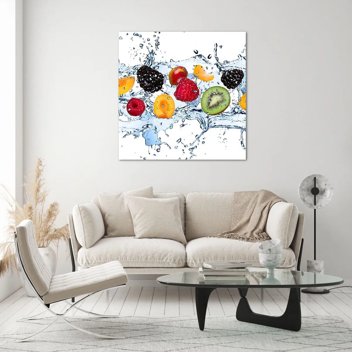 Impression sur verre - Image sur verre - Amusez-vous avec nous - 30x30 cm