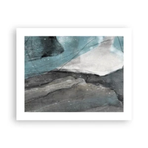 Affiche - Poster - Résumé : roches et glace - 50x40 cm