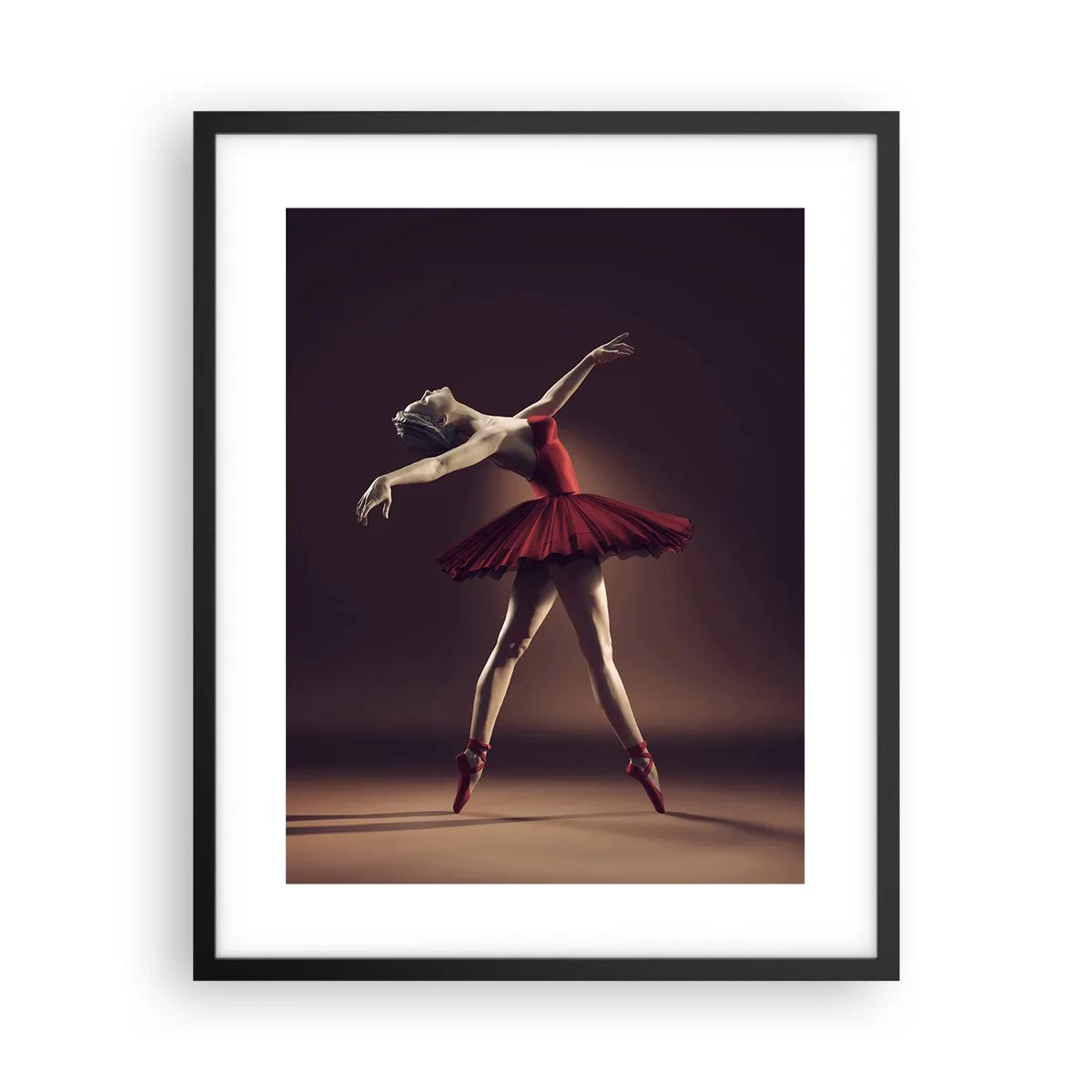 Affiche dans un cadre noir - Poster - Une danseuse étoile - 40x50 cm