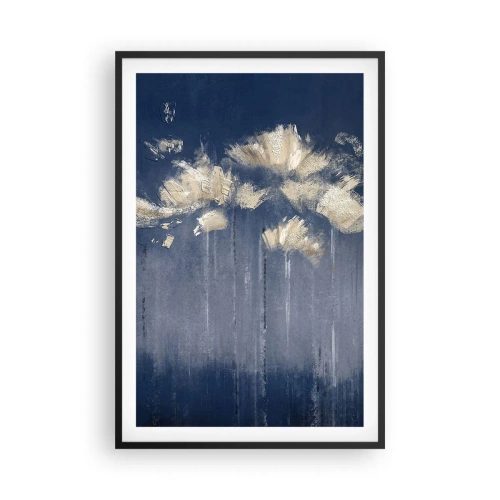 Affiche dans un cadre noir - Poster - Comme des pétales au vent - 61x91 cm