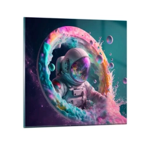 Impression sur verre - Image sur verre - porte des étoiles - 30x30 cm