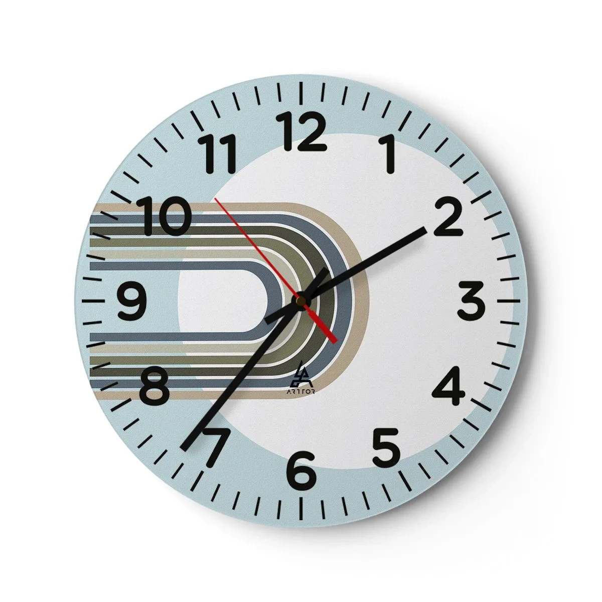 Horloge murale - Pendule murale - Attraction irrésistible - 40x40 cm