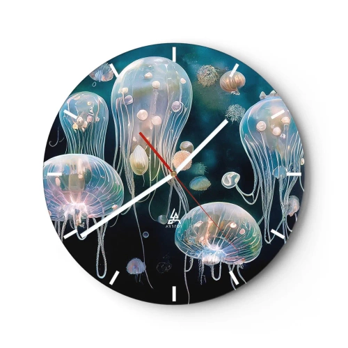 Horloge murale - Pendule murale - Ballon sous-marin - 40x40 cm