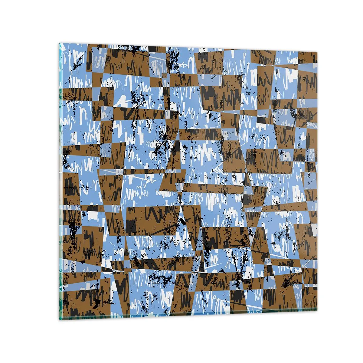 Impression sur verre - Image sur verre - Une découpe non humaine - 40x40 cm