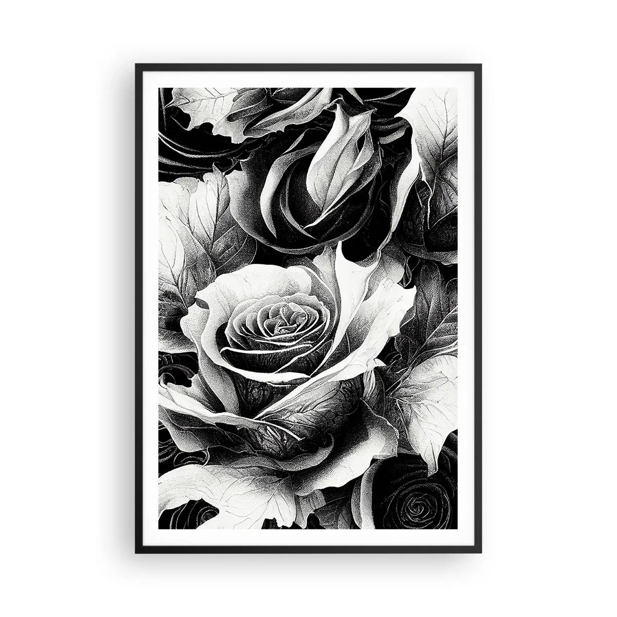 Affiche dans un cadre noir - Poster - Toujours une reine - 70x100 cm