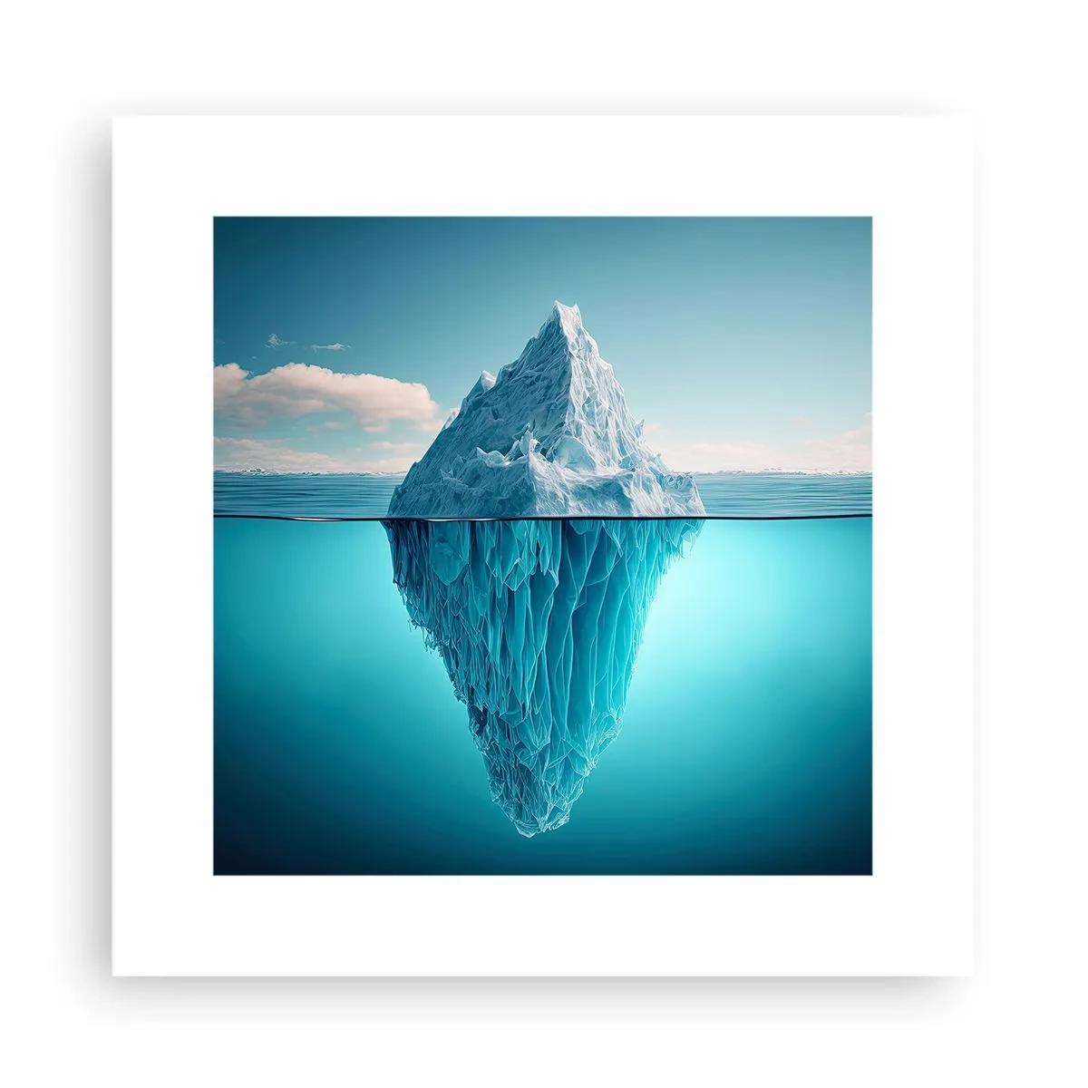 Affiche - Poster - Reine de Glace - 30x30 cm