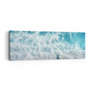 Impression sur toile - Image sur toile - Joyeusement et en sautant - 90x30 cm