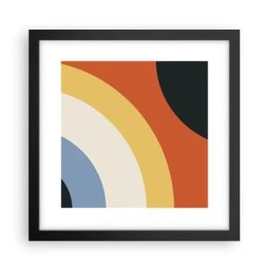 Affiche dans un cadre noir - Poster - Vers son soi - 30x30 cm