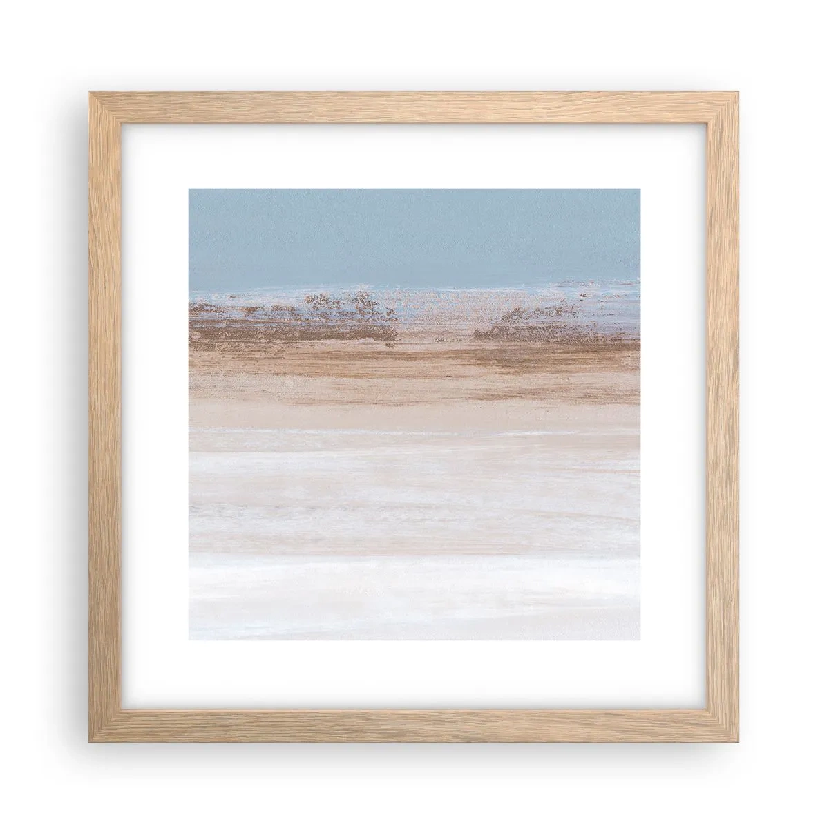 Affiche dans un chêne clair - Poster - Paysage ambigu - 30x30 cm