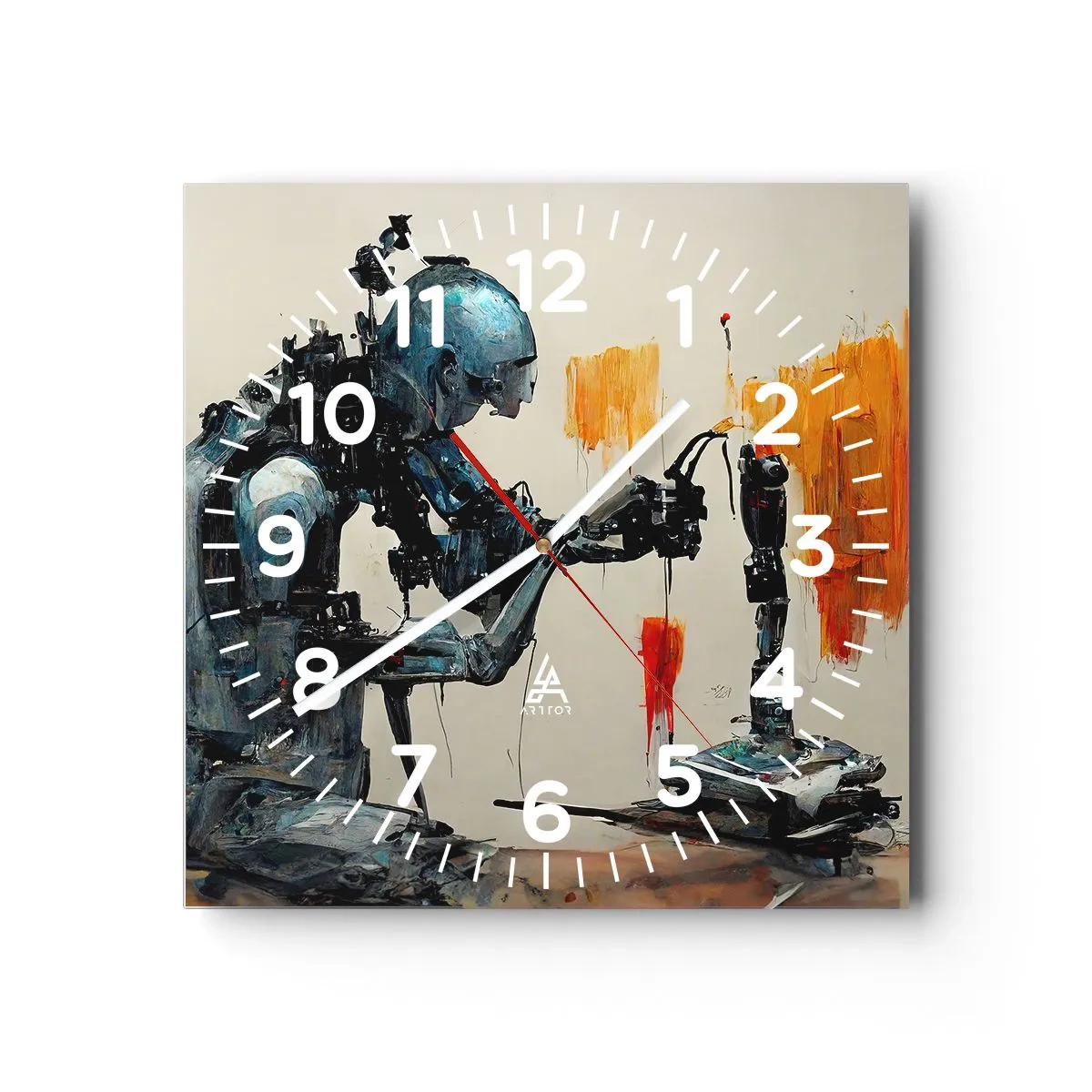 Horloge murale - Pendule murale - Déjà demain… - 30x30 cm