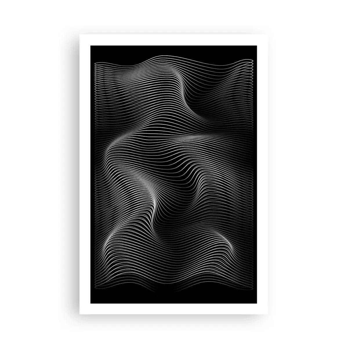 Affiche - Poster - Danse de lumière dans l'espace - 61x91 cm