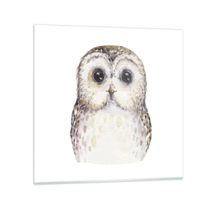 Impression sur verre - Image sur verre - Regarde-moi dans les yeux - 50x50 cm