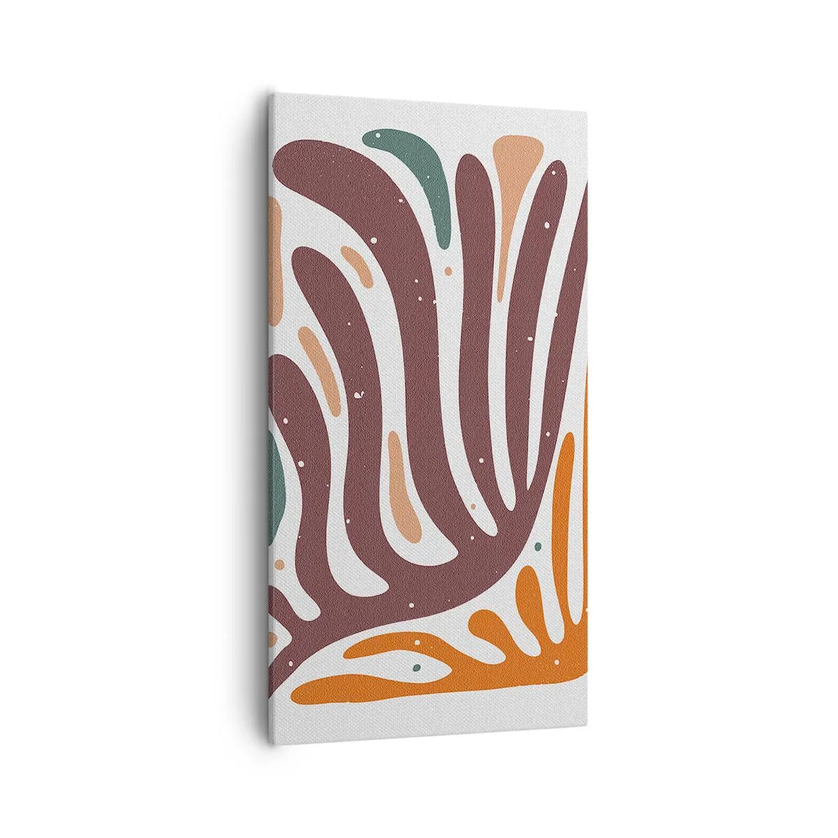 Impression sur toile - Image sur toile - Composition organique rayonnante - 55x100 cm