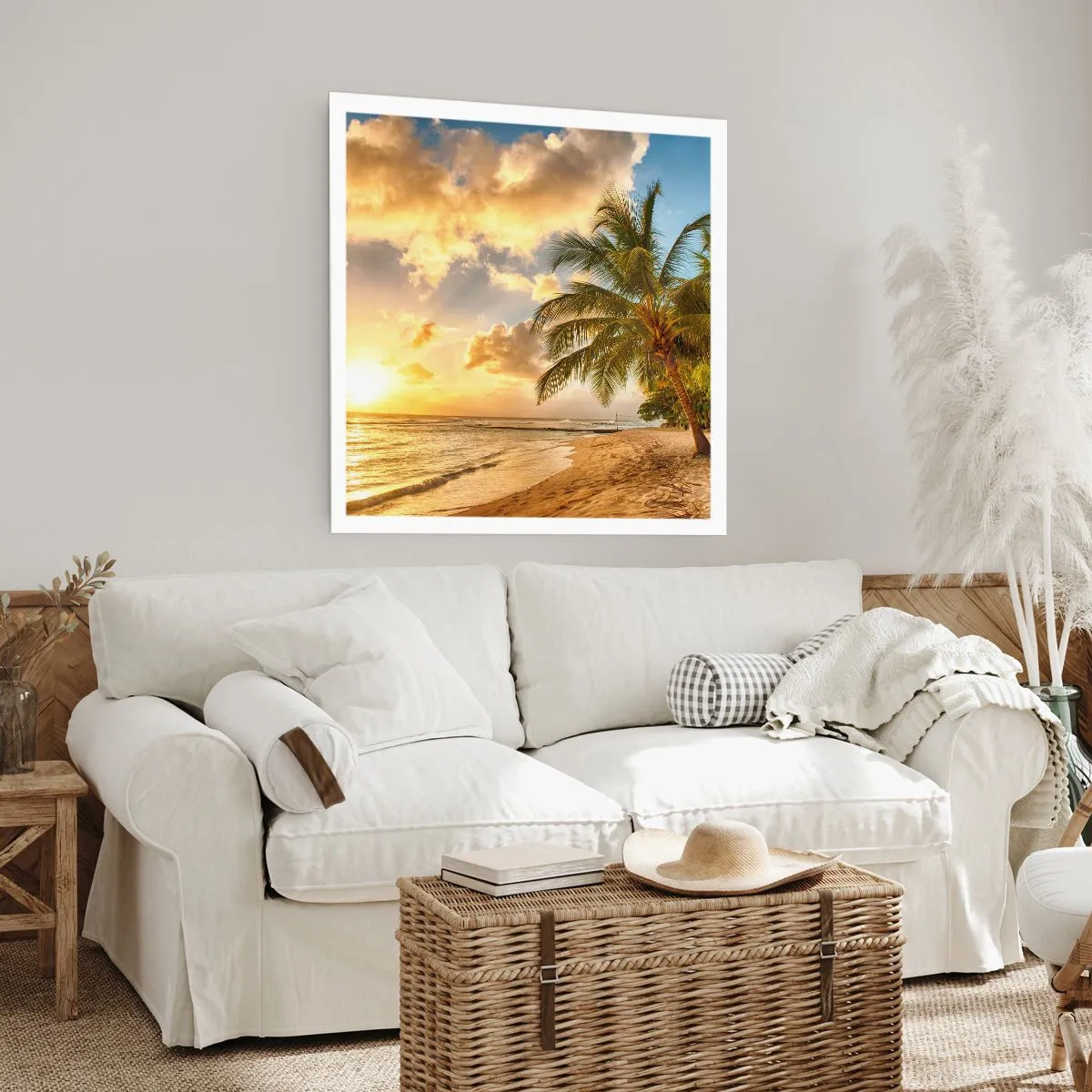 Affiche - Poster - Été éternel, toujours des vacances - 40x40 cm