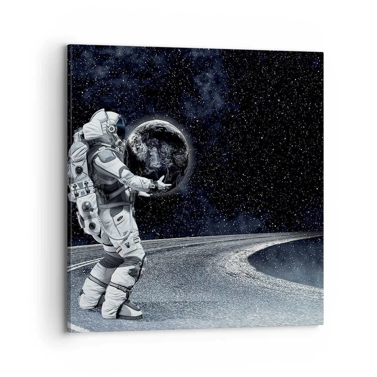 Impression sur toile - Image sur toile - Sur la Voie Lactée - 70x70 cm