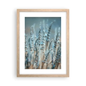 Affiche dans un chêne clair - Poster - Tige odorante - 30x40 cm