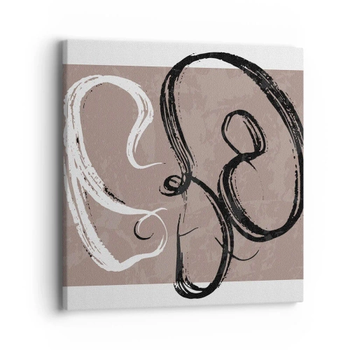 Impression sur toile - Image sur toile - Composition – la recherche de la plénitude - 40x40 cm