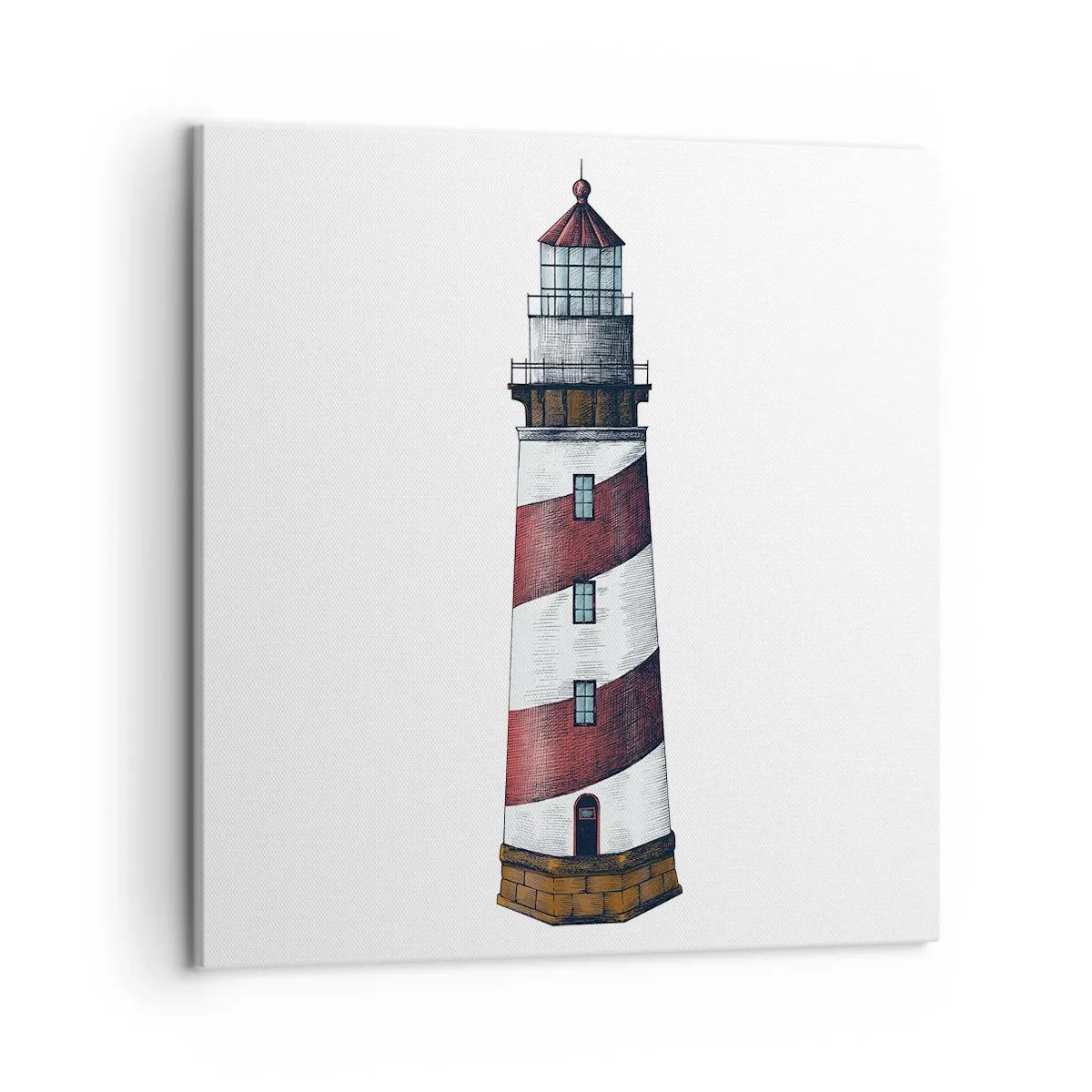 Impression sur toile - Image sur toile - Toujours sur ses gardes - 50x50 cm