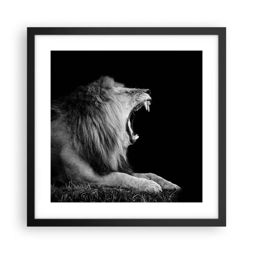 Affiche dans un cadre noir - Poster - Sans aucun doute - 40x40 cm