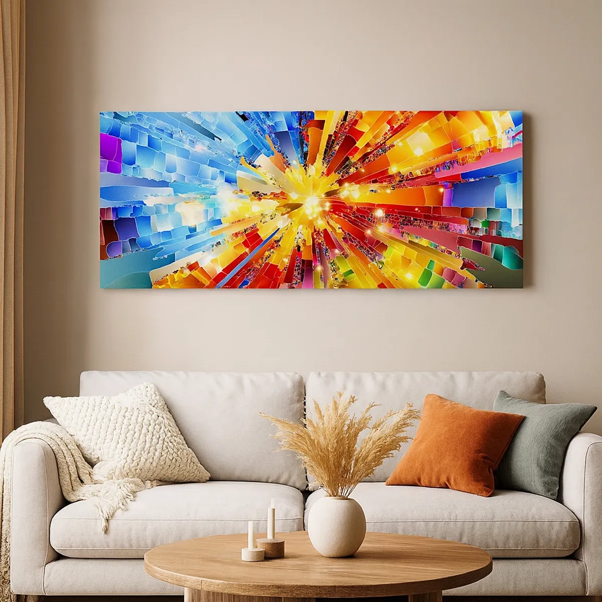 Impression sur toile - Image sur toile - In medias res - 30x30 cm