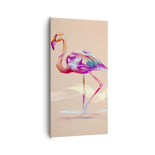 Impression sur toile - Image sur toile - L'oiseau des bonnes émotions - 65x120 cm