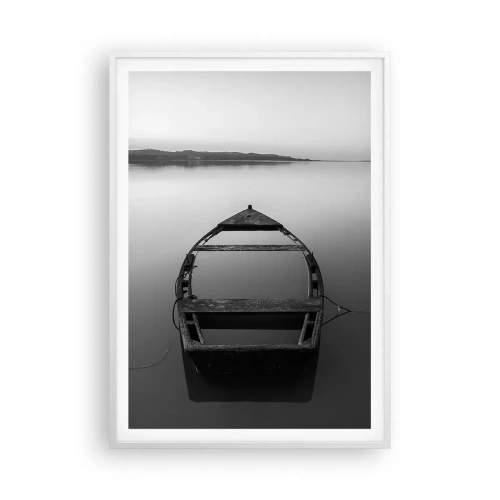 Affiche dans un cadre blanc - Poster - Nostalgie et mélancolie - 70x100 cm