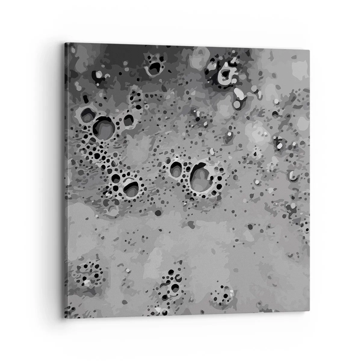 Impression sur toile - Image sur toile - Comme un paysage lunaire - 70x70 cm