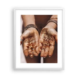 Affiche dans un cadre blanc - Poster - Un don pour vous - 40x50 cm