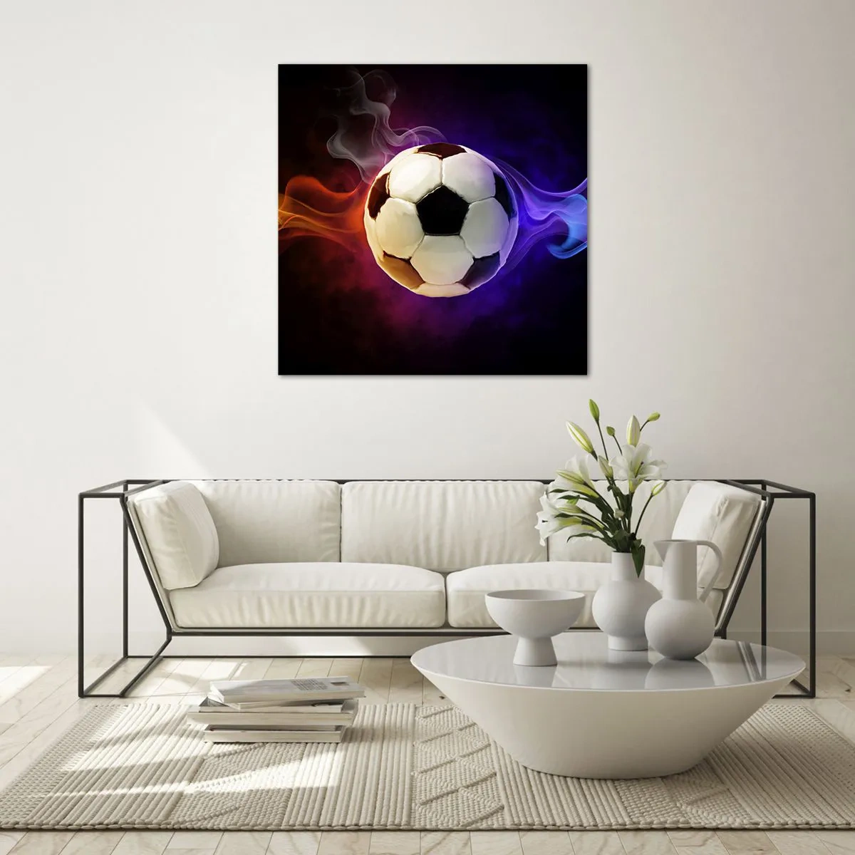 Impression sur verre - Image sur verre - Le pouvoir magique du jeu - 30x30 cm