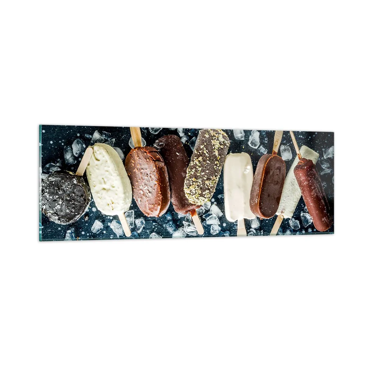 Impression sur verre - Image sur verre - Le goût de l'été chaud - 90x30 cm