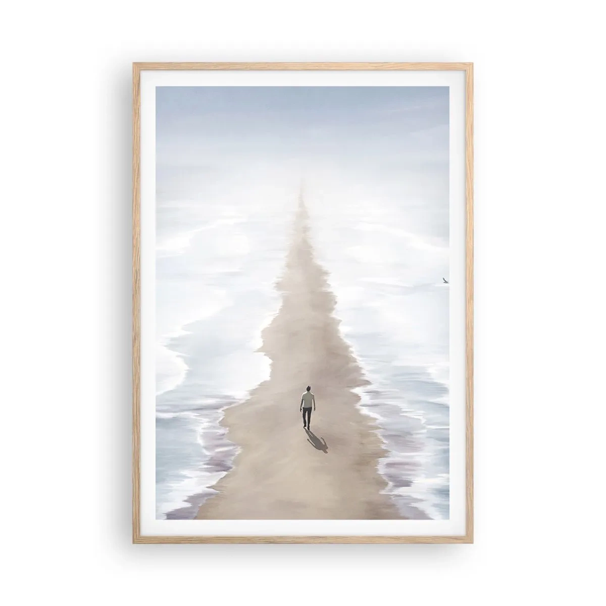 Affiche dans un chêne clair - Poster - Un brillant avenir - 70x100 cm