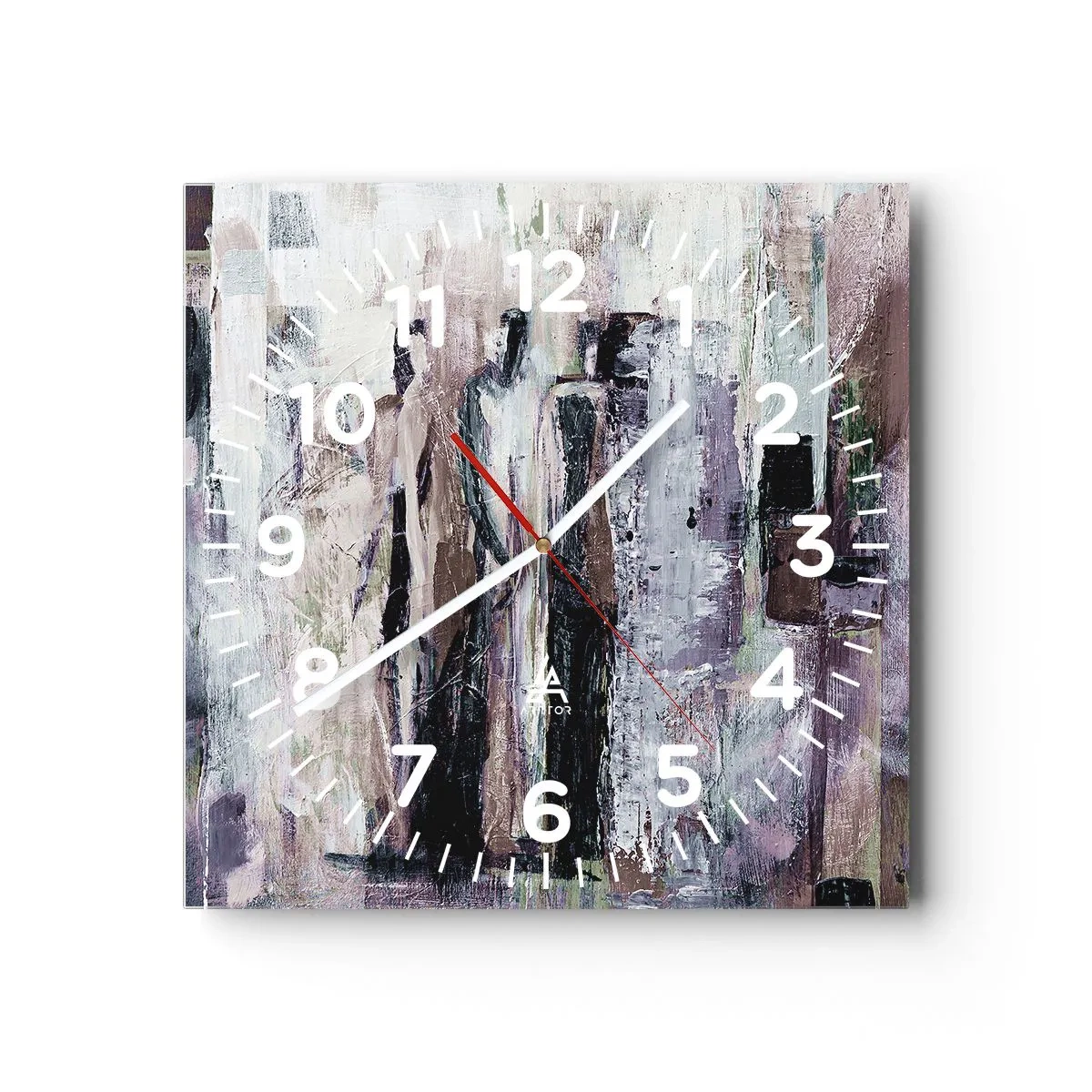 Horloge murale - Pendule murale - Les trois mystérieux - 40x40 cm