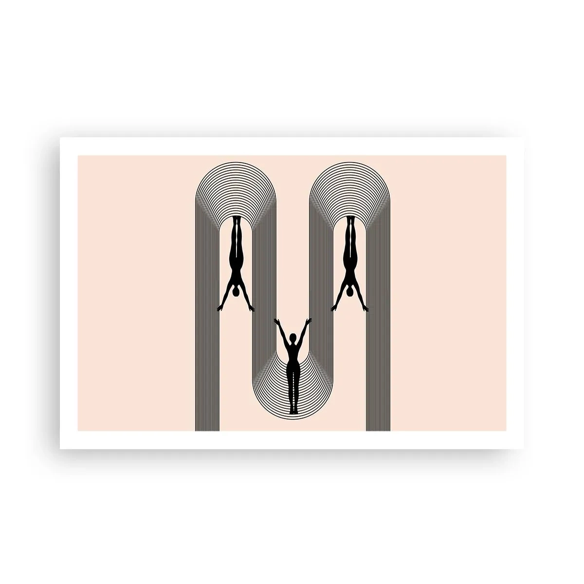 Affiche - Poster - Les jambes en l’air - 91x61 cm