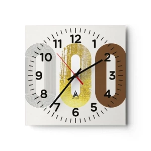 Horloge murale - Pendule murale - Ooo! - 30x30 cm