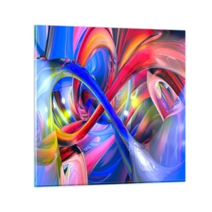 Impression sur verre - Image sur verre - La danse des nuances - 30x30 cm